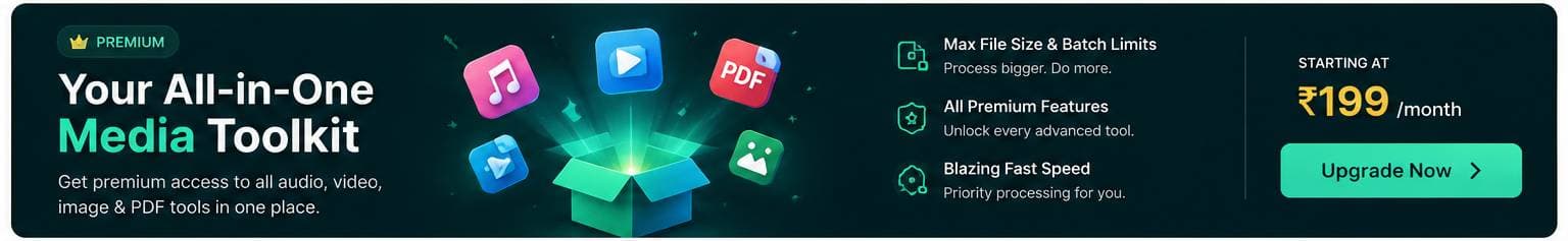 Premium audio & video — higher limits and longer saved downloads